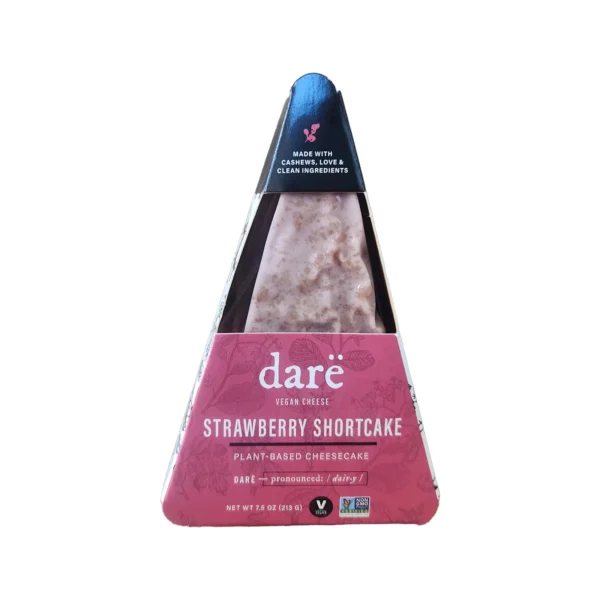 Darë Vegan Cheese - Strawberry Shortcake Cheesecake Slice