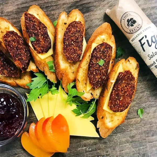 Hellenic Farms - Fig Salami with Pistachio and Pepper - Image 4
