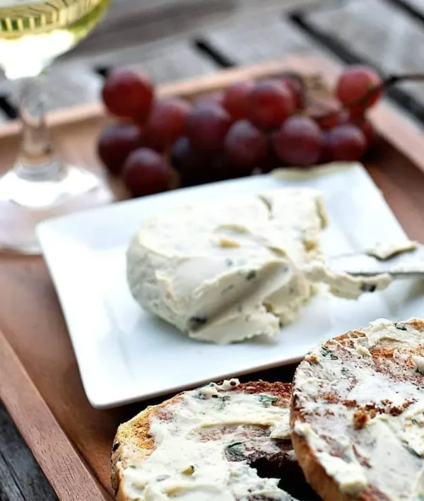 Cultured Kindness - Cashew Chevre with Basil & Chive - Image 2