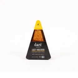 Darë Vegan Cheese - Lusty Mustard Plant-Based Vegan Cheese Wedge