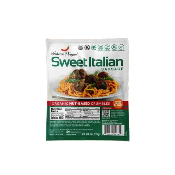 Nutcase Vegan - Sweet Italian Sausage Crumbles