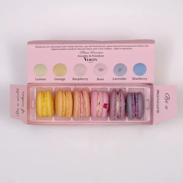 Verón - Plant Based French Macarons - Jardin Mixed 6 Pack